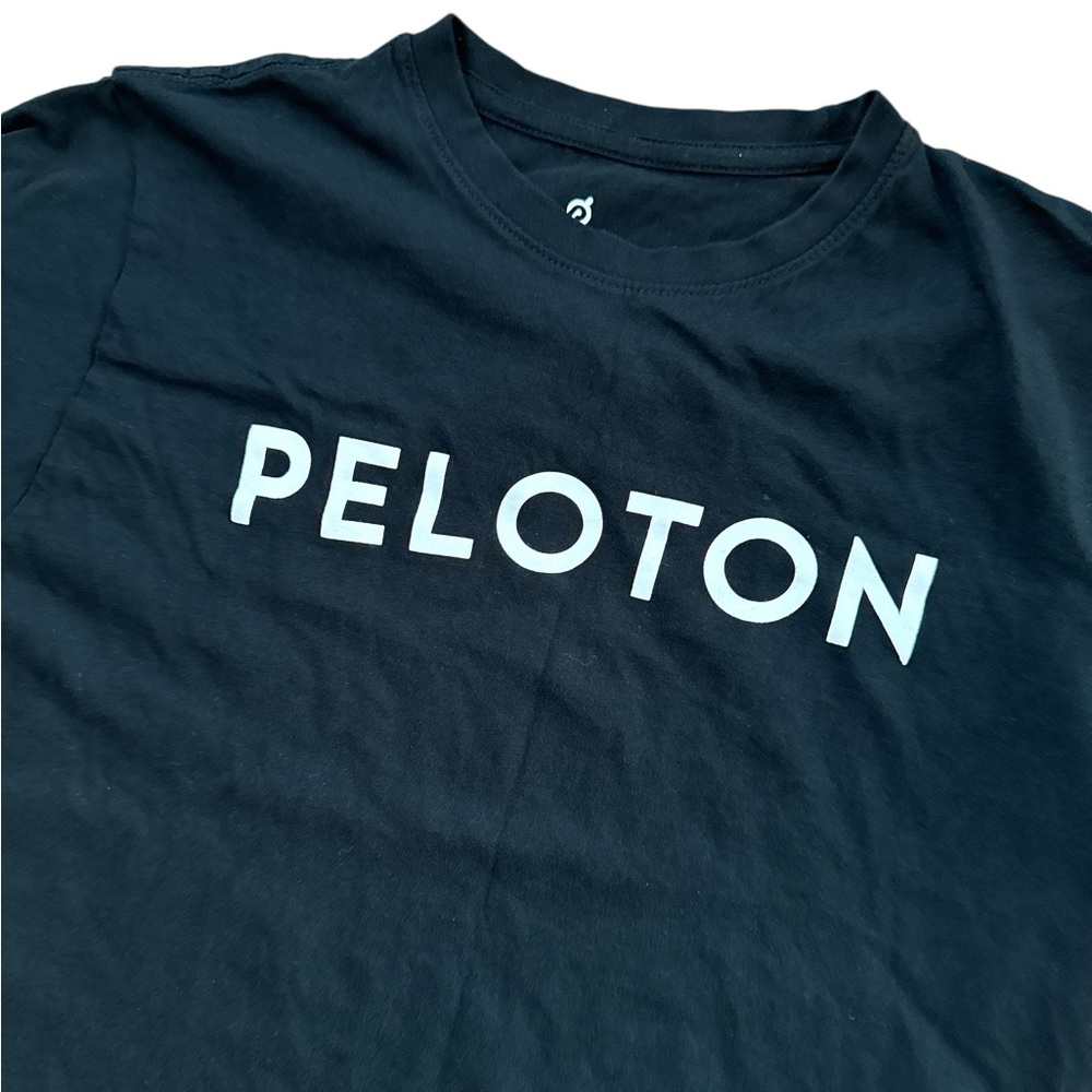 Peloton Black Century 100 T-Shirt Top Short Sleeve Women's Size XS‎ Active Wear